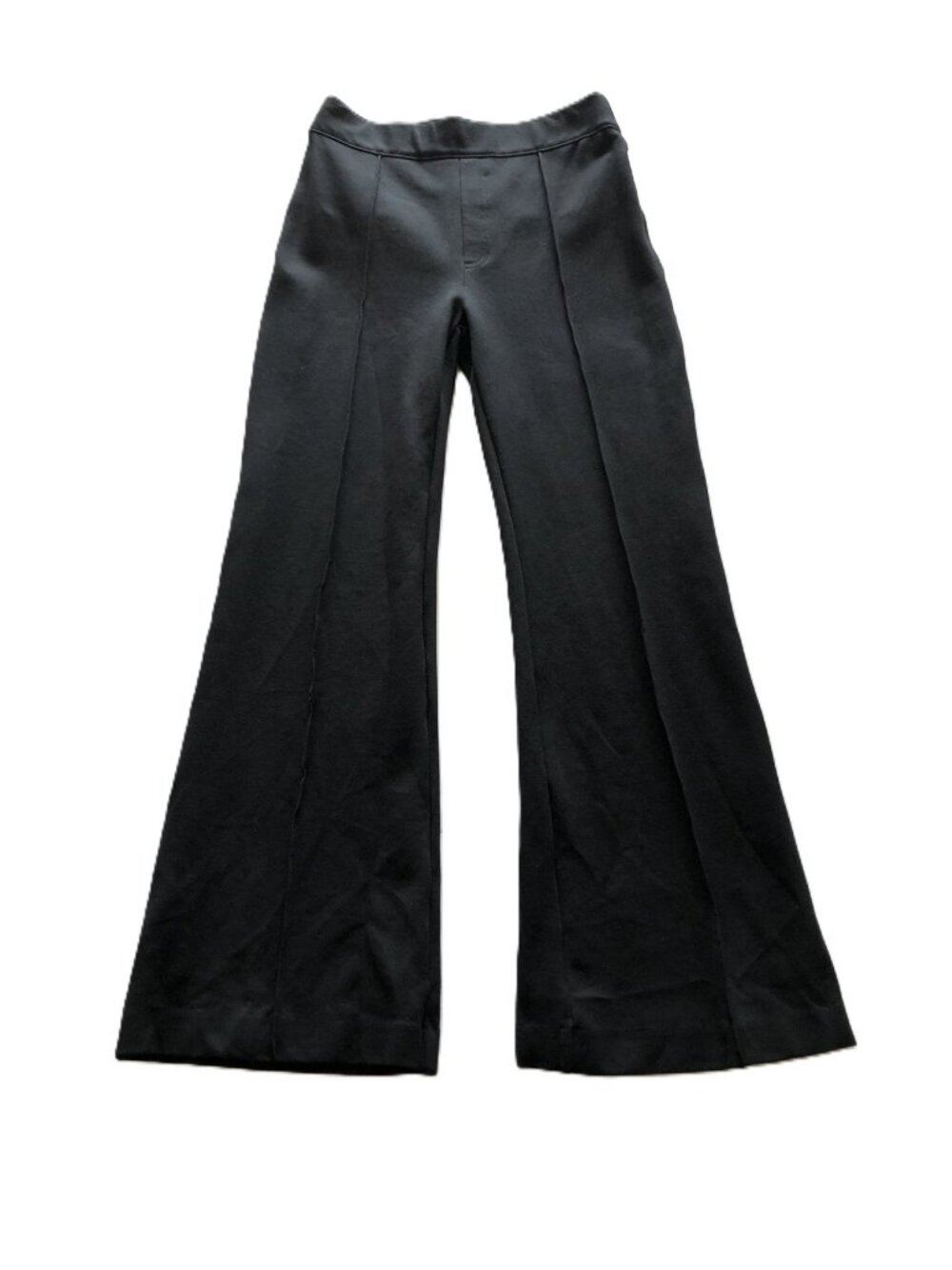 Spanx Smooth Perfect Fit Pants High Rise Flare Ponte Classic Size Petite M Black